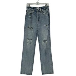 NEW Pistola Cassie Super High Rise Straight In Paloma Distressed size 26